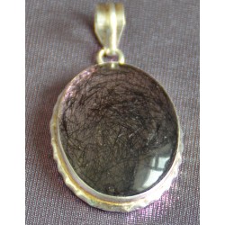 Алтан үст болор чулуун кулон