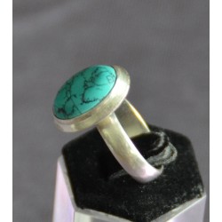 Цэнхэр өнгийн оюу шигтгээтэй бөгж