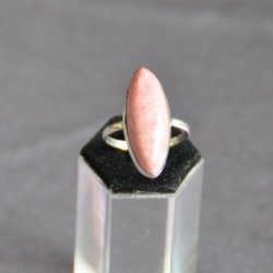 Ягаан өнгийн родонит чулуун шигтгээтэй бөгж