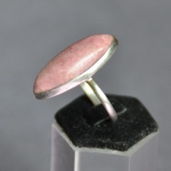 Ягаан өнгийн родонит чулуун шигтгээтэй бөгж