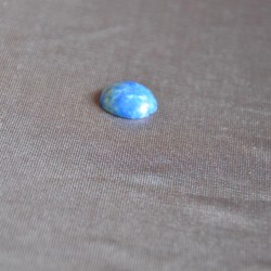 Дугуй хэлбэрээр засагдсан хөх өнгөтэй номин шигтгээ. 