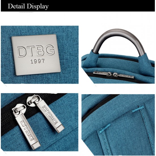DTBG брендын DTD8173W 15.6-inch Ажил хэрэг, Зөөврийн компьютерын цүнх  - Хөх, Хар