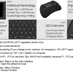 Ухаалаг телевизор болон Ухаалаг бүх төрлийн төхөөрөмжинд тохирох гар хулганы хослол Ухаалаг телевизор болон Ухаалаг бүх төрлийн төхөөрөмжинд тохирох гар хулганы хослол