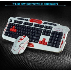 CityForm HK8100 Wireless Multimedia Gaming Keyboard + 2.4GHz 6 Buttons Mouse-ны Хос