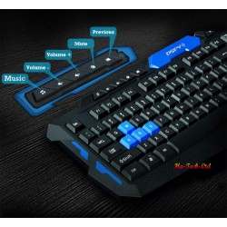 CityForm HK8100 Wireless Multimedia Gaming Keyboard + 2.4GHz 6 Buttons Mouse-ны Хос