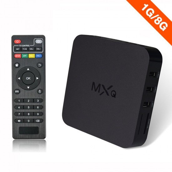 Энгийн телевизорыг Ухаалаг телевизор болгогч MXQ Android 4.2 TV BOX Amlogic S805 Quad Core 1G 8G UltrHD 1080P 2.4GHz WIFI Smart TV Box Streaming Video player