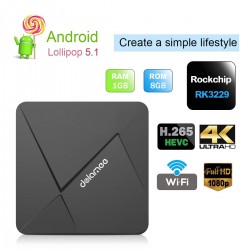 Энгийн телевизорыг Ухаалаг телевизор болгогч DOLAMEE D5 Smart Set Top Box Android 5.1 4K Mini PC Internet WIFI HDMI 2.0 LAN