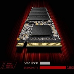 SSD ADTA XPG SX6000 Lite 256GB Gen3 M.2 2280 NVMe 1.3 R/W up to 1800/1200MB/s 